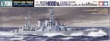 Tamiya British Battle Cruiser Hood and E Class Destroyer 1/700