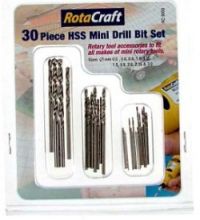 RC9003 30pc HSS mini drill bit set