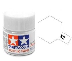 Tamiya mini acrylic paint 10ml X-2 gloss white