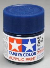 Tamiya mini acrylic paint 10ml X-4 gloss blue