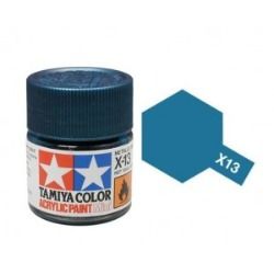 Tamiya mini acrylic paint 10ml X-13 metallic blue