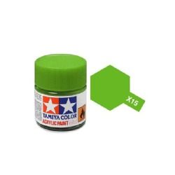 Tamiya mini acrylic paint 10ml X-15 gloss light green