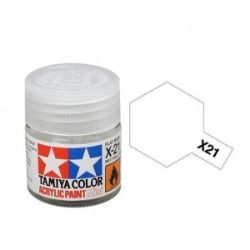 Tamiya mini acrylic paint 10ml X-21 flat base