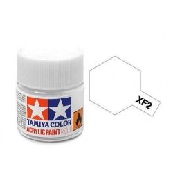 Tamiya mini acrylic paint 10ml XF-2 flat white