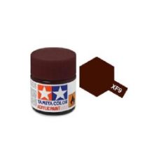 Tamiya mini acrylic paint 10ml XF-9 flat hull red