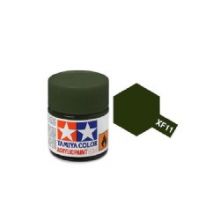 Tamiya mini acrylic paint 10ml XF-11 flat j.n green