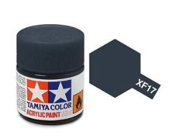 Tamiya mini acrylic paint 10ml XF-17 flat sea blue