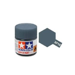 Tamiya mini acrylic paint 10ml XF-18 flat medium blue