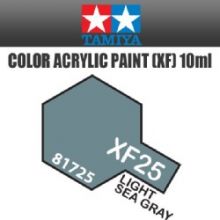 Tamiya mini acrylic paint 10ml XF-25 matt light sea grey