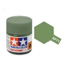 Tamiya mini acrylic paint 10ml XF-71 matt cockpit green 2