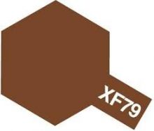 Tamiya mini acrylic paint 10ml XF-79 matt lino deck brown