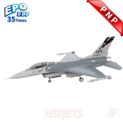 HSD Jets F-16 105mm EDF Foam Jet, Grey Camo (PNP 12S)