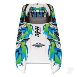 DCB M41 Widebody Brushless 40in RTR Race Boat, Orange (+ TQi, CC 540XL, Marine VXL-6s, TSM, factory-applied graphics)