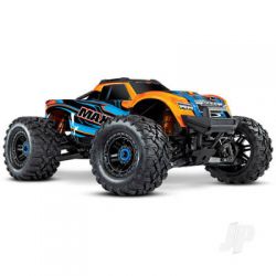 Traxxas Orange Maxx 1:10 4WD Brushless Electric Monster Truck. Fully assembled, RTR, (+ TQi, TSM, VXL-4s, ProGraphix)