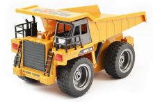 HUINA 2.4G 6CH RC DUMP TRUCK w/DIE CAST CAB